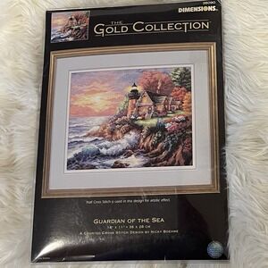 Dimensions Gold Collection Guardian of the Sea Count Cross Stitch Kit 35090 NOS